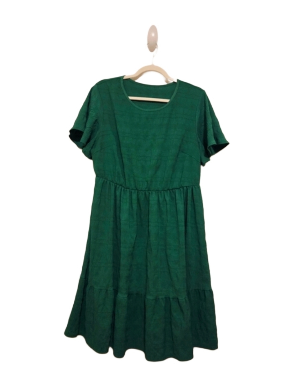 Tiered Green Dress